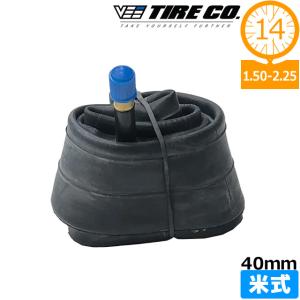 VEE TIRE ヴィータイヤ 自転車 タイヤチューブ チューブ 1本 14インチ 14 1.50-2.25 米式 アメリカンバルブ 子供用自転車 40mm｜九蔵 折りたたみ自転車 クロスバイク ヘルメット