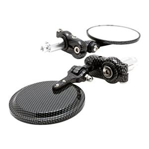 nakira バイク バーエンド ミラー 左右セット 22.2mm