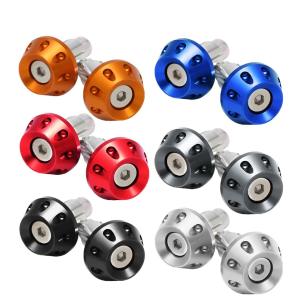 nakira バイク グリップ バーエンド アルミ 22.2mm ハンドル用