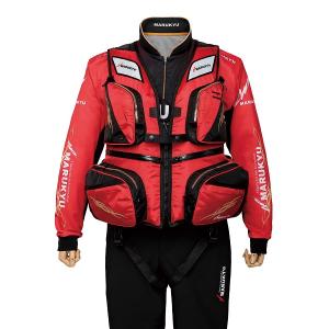 マルキュー PFD03 L2 ブラック レッド...の詳細画像5