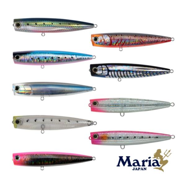 マリア ポップクイーン F 130 37g フローティング ポッパー  青物 大物 海外向きルアー ...