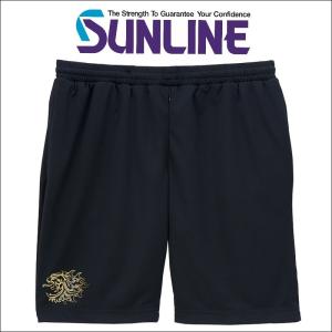 サンライン 獅子DRY ドライ ショート パンツ S M L LL ブラック SUW-05204 ステータス フィッシング 虫よけ加工 ズボン ウエア 磯釣り 鮎 船