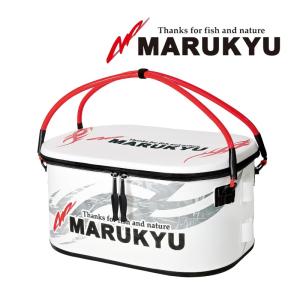 マルキュー ワイドパワーバッカン TR-02 ホワイト フィッシング エサ入れ 道具入れ 磯釣り 鮎 船 ルアー 18303｜kzshopping