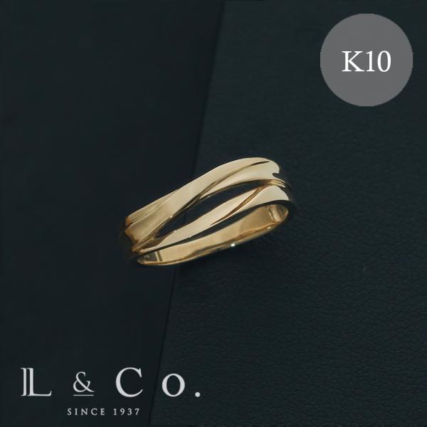 10金 リング 指輪 K10 ゴールド 地金 ゴージャス 太めリング プレゼント メンズ レディース...