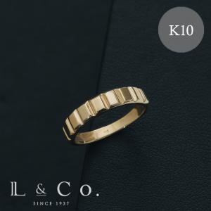 【14K】ローズゴールド＆ゴールド　リング【10号】 リング K10/K18イエローゴールド 北海道産インカローズ(JLージュエルー