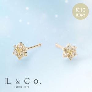 Jewel closet by L&Co. K10 リング レディース ダイヤモンド フラワー