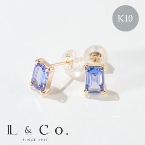 Jewel closet by L&Co. ピアス レディース K10 10金 アメトリン 大きめ