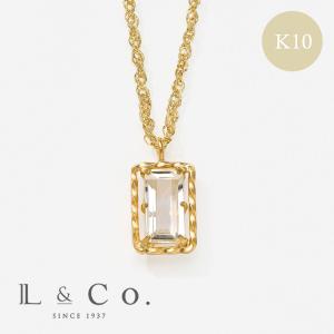 Jewel closet by L&Co. ピアス レディース K10 10金 アメトリン 大きめ