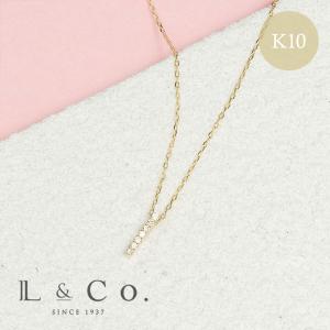 Jewel closet by L&Co. ネックレス レディース ダイヤモンド ライン