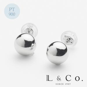 L&Co. エルアンドコー プラチナ フープピアス メンズ レディース Jewel closet by L&Co. ピアス レディース メンズ フープ プラチナ