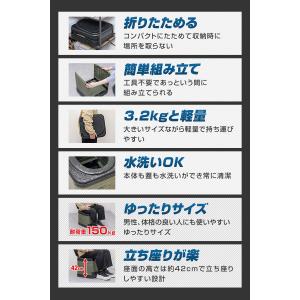 1年保証 簡易トイレ 災害用トイレ 非常用 防...の詳細画像3