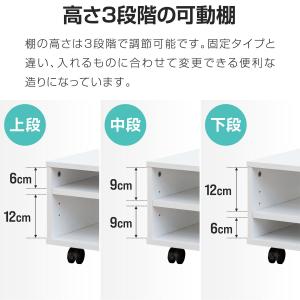 1年保証 プリンター台 幅50cm×奥行40c...の詳細画像2