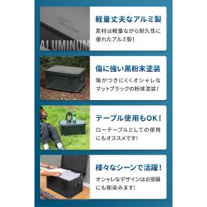 1年保証 コンテナボックス キャンプ フタ付き...の詳細画像1