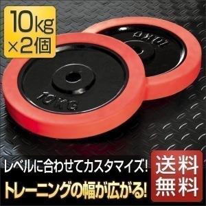 1年保証 バーベル 用 プレート 10kg 2個セット ブラックアイアン 追加