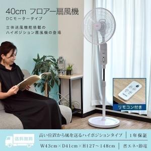 1年保証 扇風機 DCモーター 静音 40cm 羽根 5枚 リモコン付 首振り 上下左右 立体送風 リモコン 微風 タイマー 省エネ 節電 TEKNOS 節電 送料無料｜l-design