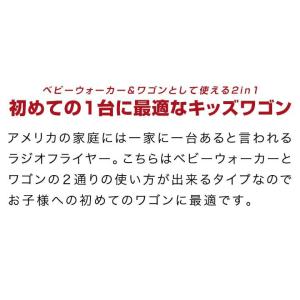 1年保証 手押し車 キッズワゴン ラジオフライ...の詳細画像2