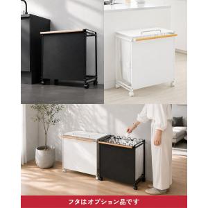 1年保証 ゴミ箱 分別 スリム キャスター付き...の詳細画像3