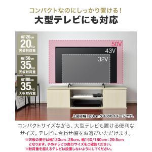 1年保証 テレビ台 180cm ローボード 扉...の詳細画像5
