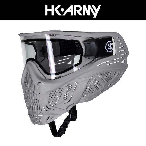 HSTL Skull Goggle - Grey w/ Clear Lens フェイスガード【グレー...