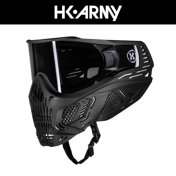 HSTL Skull Goggle "Punisher" - Black w/ Smoke Lens...