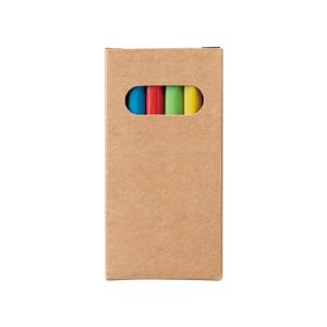 ミニ色鉛筆6本セット ノベルティ 名入れ 販促...の詳細画像1