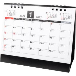 シンプルスケジュール卓上カレンダー 2027年...の詳細画像1