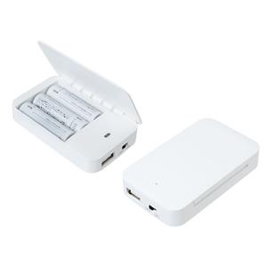 電池式モバイルチャージャー ノベルティ 名入れ ...の商品画像