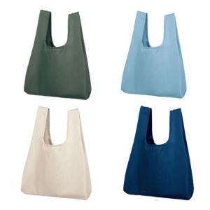 テラッソ／再生PETコンパクトエコバッグ　ノベルティ 名入れ 販促品 記念品 まとめ買い