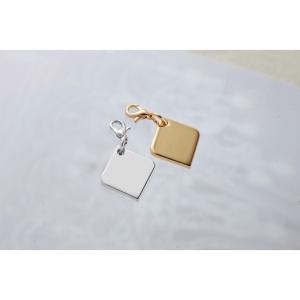 着せかえチャーム・スクエア 100個〜　ノベルティ 名入れ 販促品 記念品 まとめ買い