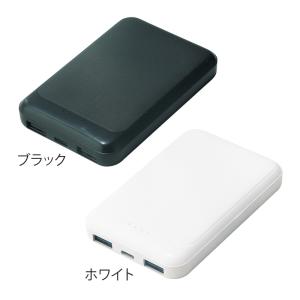 コンパクト＆スリム急速充電モバイルバッテリー5000　ノベルティ 名入れ 販促品 記念品 まとめ買い