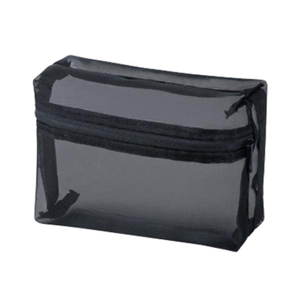 プラシャープ・取っ手付きメッシュボックスポーチ　ノベルティ 名入れ 販促品 記念品 まとめ買い