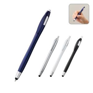 デュアルライトタッチペン（再生ABS）　ノベルティ 名入れ 販促品 記念品 まとめ買い