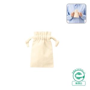 厚手コットンフリル巾着(SS) ナチュラル ノベ...の商品画像