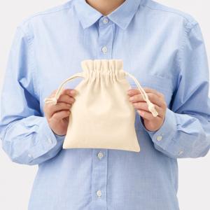 厚手コットンフリル巾着(S) ナチュラル ノベ...の詳細画像5