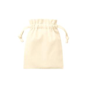 厚手コットンフリル巾着(S) ナチュラル ノベ...の詳細画像1
