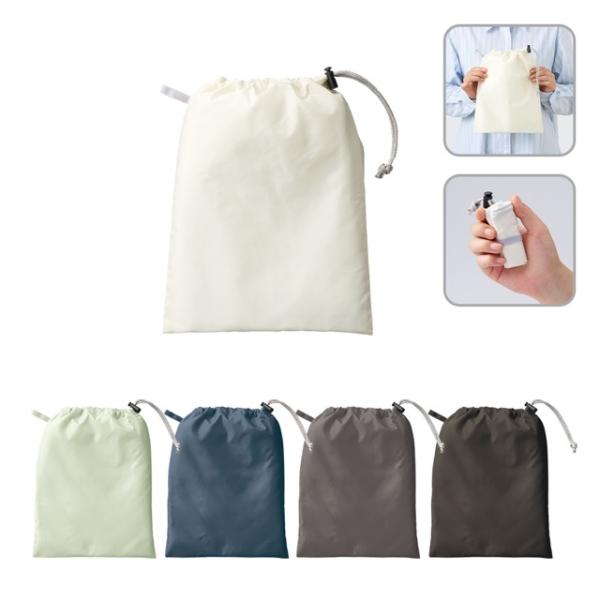 ファインライトポリ巾着（M）　ノベルティ 名入れ 販促品 記念品 まとめ買い