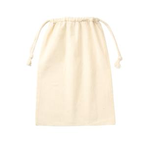 コットン巾着(L)ナチュラル ノベルティ 名入...の詳細画像1