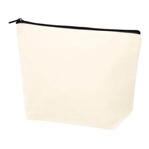 キャンバスデイリーポーチ(M) ナチュラル ノベルティ 名入れ 販促品 記念品 まとめ買い