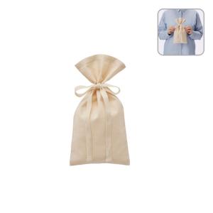 厚手コットンラッピング巾着(S) ナチュラル ノ...の商品画像