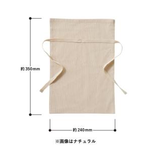 厚手コットンラッピング巾着(M) ナチュラル ...の詳細画像3