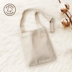 オーガニックコットンキャンバスサコッシュ ナチュ...の商品画像