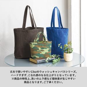 ライトウォッシュキャンバストート(S) カモフ...の詳細画像4