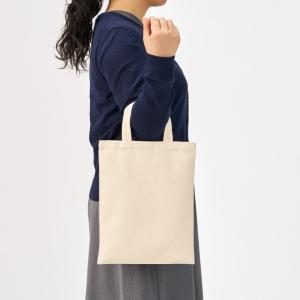 ライトキャンバスフラットバッグ(M) ナチュラ...の詳細画像4