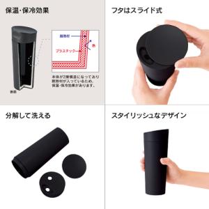 スライドオープンサーモタンブラー ノベルティ ...の詳細画像2