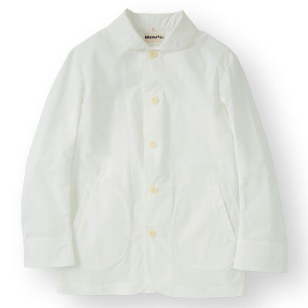 男性コックジャケットカツラギ ホワイト 3Lサイズ KMJ2780-1