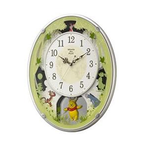 Disney くまのプーさん M523 4MN523MC03 ディズニー 電波 掛 振り子