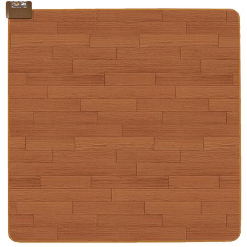 CWC201H-BW 広電 電気カーペット 2畳相当 フローリング調（ブラウン） 約176×176c...