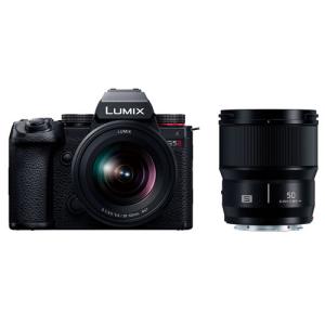 DC-S5M2W パナソニック ミラーレス一眼カメラ ブラック LUMIX S5II ダブルレンズキット｜l-nana