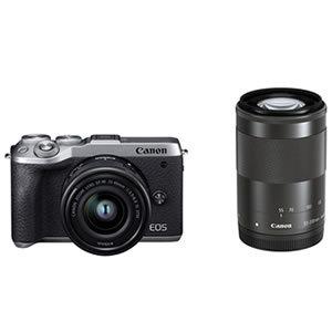 EOS-M6MK2-WZ-SL キヤノン EOS M6 Mark II ダブルズームキット [シルバー]｜l-nana