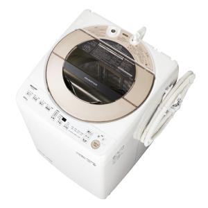 ES-GV9G-N シャープ 9kg 全自動洗濯機 ゴールド系 穴なしサイクロン洗浄｜l-nana
